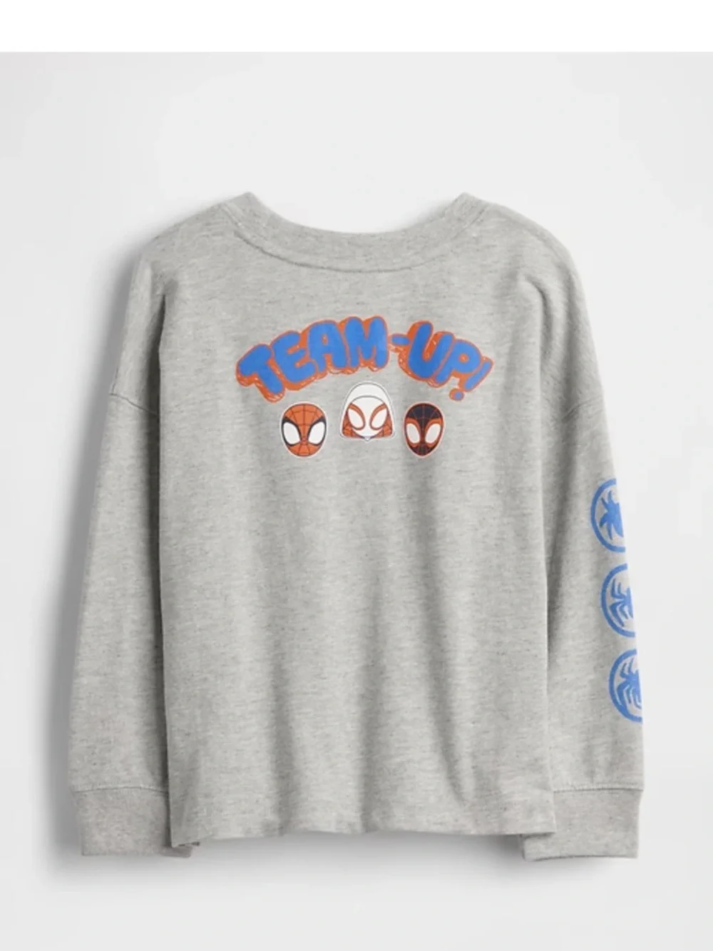 GAP Grey Kids Spider-Verse Long Sleeve Tee - NWT 18-24 Months